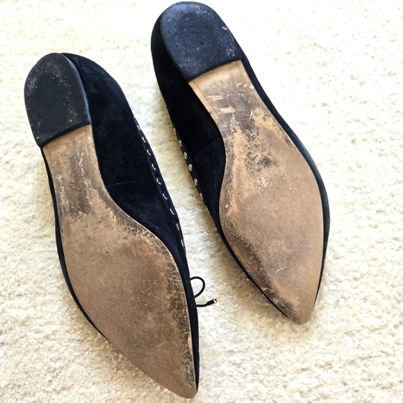 Sam Edelman Ralf Studded Suede Ballet Flats - Picture 9 of 11